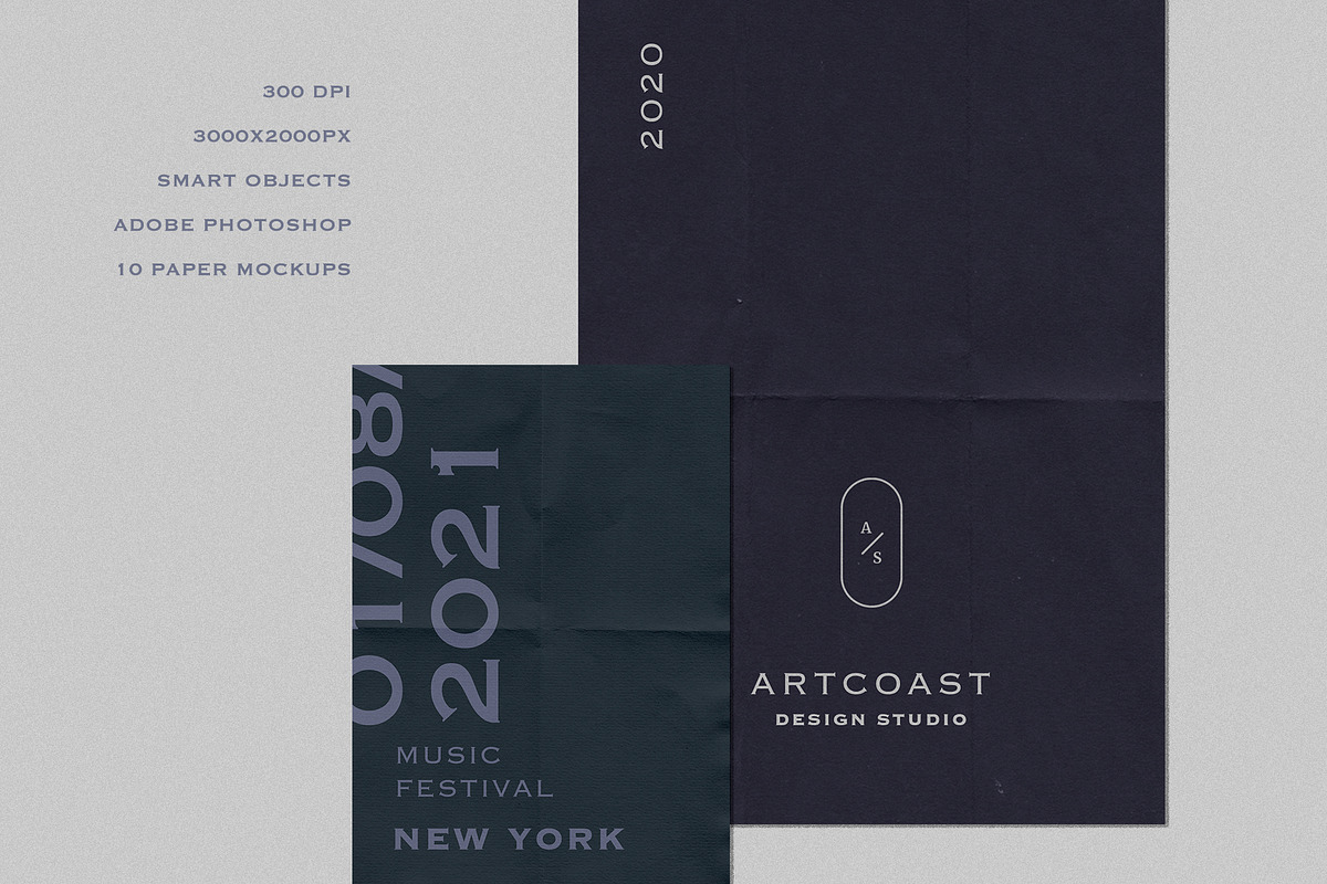 A4 Poster Mockup & Paper Textures, a Presentation Template by Artcoast Std. (Photo 9 of 9)