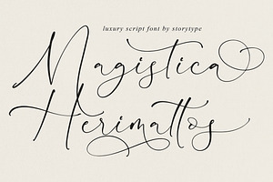 Magistica Herimattos Luxury Script