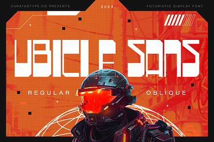 Ubicle Sans - Futuristic Font