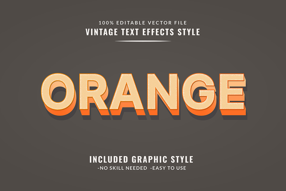Retro Editable Text Effect, an Action Add-On by Photoshop Action (Photo 5 of 10)