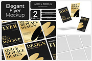 Elegant Flyer Mockup, an Advertising Mockup by Bartama Graphic (Thumbnail 1 of 4)