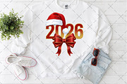 Glitter Happy New Year 2026 Png, an Illustration by Craft Nest (Thumbnail 5 of 6)