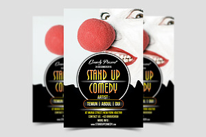Stand Up Comedy Flyer Template, a Flyer Template by mesuka