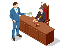 Businessman secretly handing bribe, a Finance Illustration by Golden Sikorka