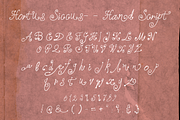 Hortus - Hand Script, a Script Font by Lilithcollageart (Thumbnail 7 of 9)