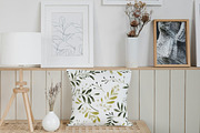 Olive Green Leaves Seamless Pattern, a Pattern Graphic by BrushstrokeArtGB (Thumbnail 6 of 11)