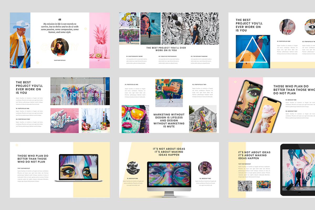 Gummy - Creative Art PowerPoint, a Presentation Template by Biwarastudio (Photo 4 of 5)