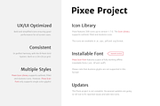 Pixee Icon Library, an Outline Icon by Jinro (Thumbnail 2 of 24)