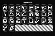PAYUN - Futuristic Display Font, a Sans Serif Font by Hello Muh (Thumbnail 2 of 6)