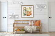 AUTUMN AT THE FARMHOUSE, a Poster Template by MyHomeMockups (Thumbnail 4 of 12)