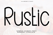 Rustic, a Sans Serif Font by FreshTypeINK (Thumbnail 1 of 7)