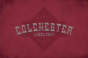 Colchester Label Typeface