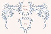 Midnight Roses, PNG Vintage Borders, a Decorative Illustration by Ekaproeka (Thumbnail 7 of 7)