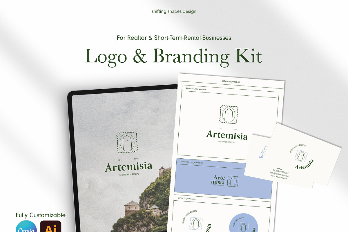 Business Logo & Branding Kit, a Branding & Logo Template by shapeshifter's friend (Photo 1 of 10)