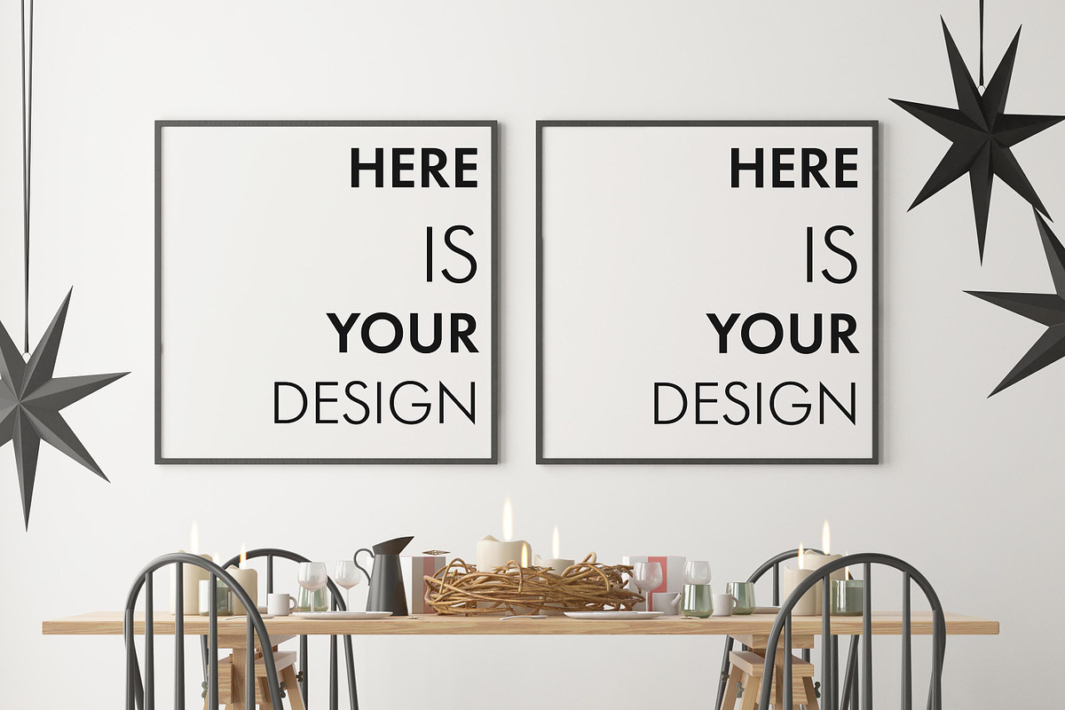 10 Christmas mockup posters, a Household Mockup by FilL239 (Photo 8 of 11)