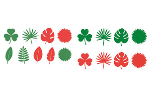 Colorful collection of leaf, an Illustration by ZinetroN