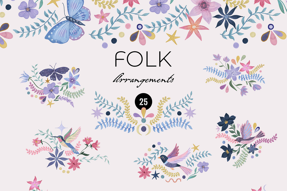 Pastel Celestial Modern FOLK art, a Decorative Illustration by SunnyAfternoons (Photo 12 of 18)