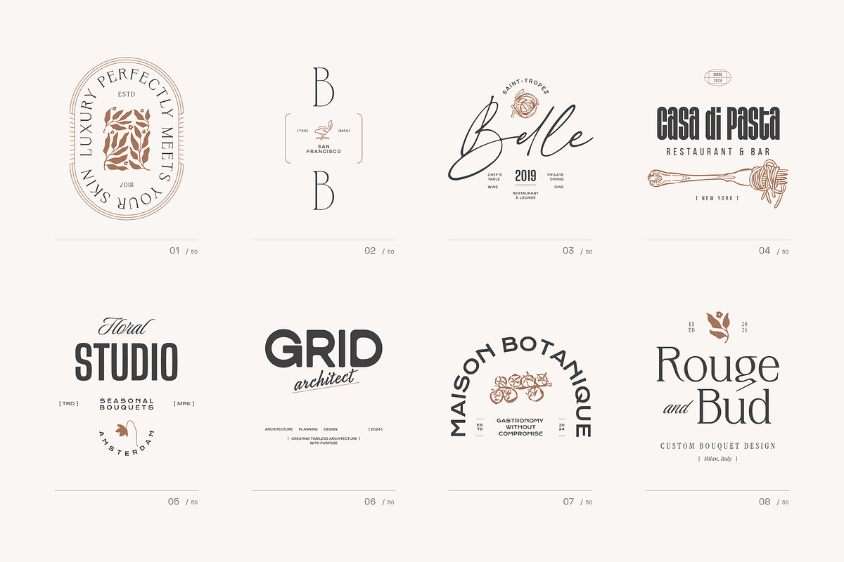 Minimalist Logo Templates, a Branding & Logo Template by iStar Design (Photo 5 of 19)