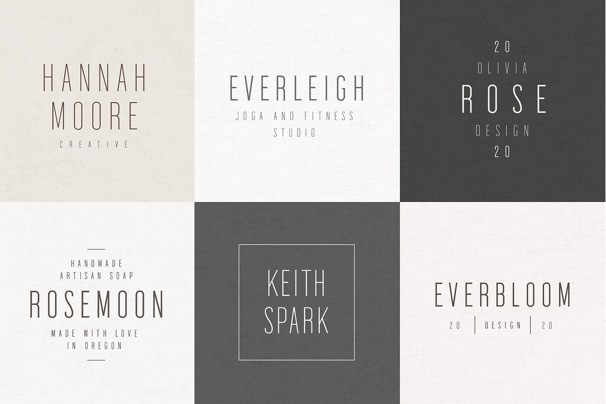 Blanche | Modern Sans Serif + Logos preview 4