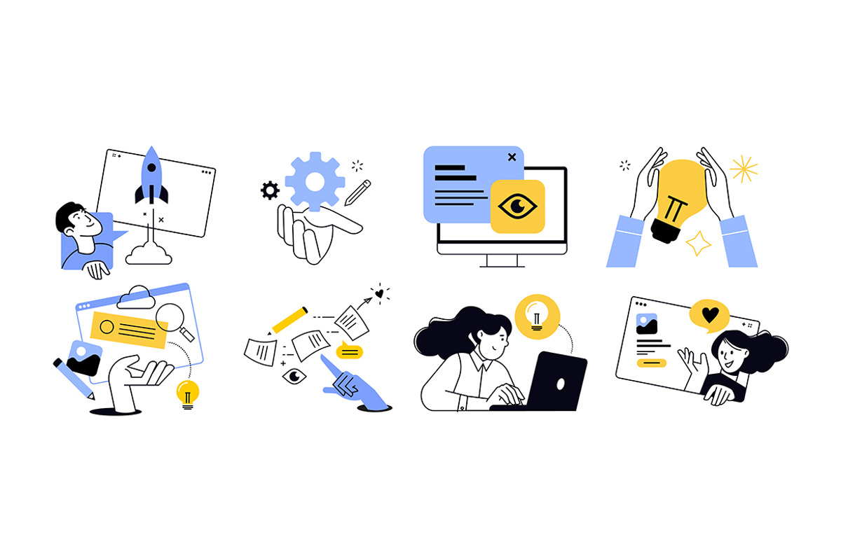 People and design, a Technology Illustration by PureSolution