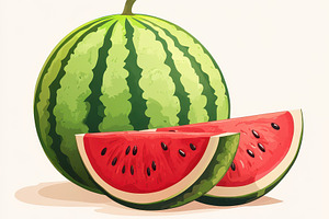 Juicy Watermelon Slices Summer Fruit, a Food & Drink Photo by Pixeness Studio