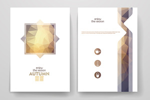 Set Of Autumn Brochures