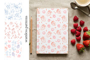 Berry Clipart SVG PNG,Fruit Patterns, a Food Illustration by ArtGiftsStudio (Thumbnail 4 of 5)