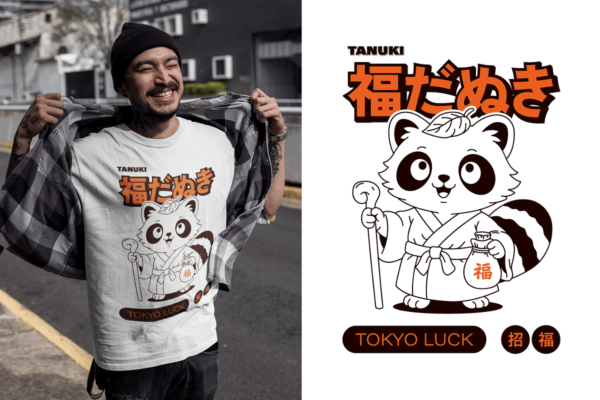 Kawaii Japan Vector Stickers, a Decorative Illustration by SergeyBitos (Photo 3 of 12)