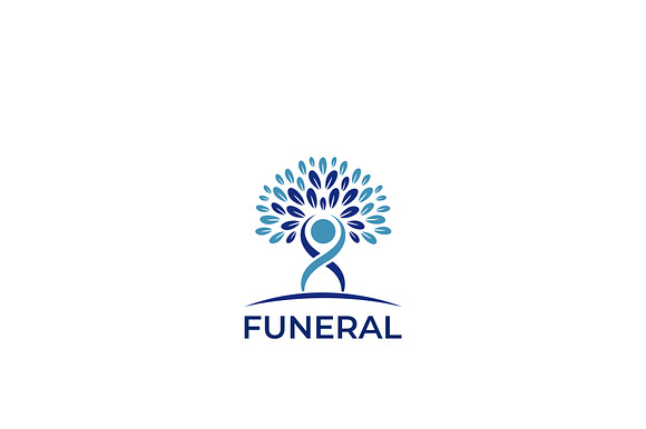 Modern Funeral Service Logo