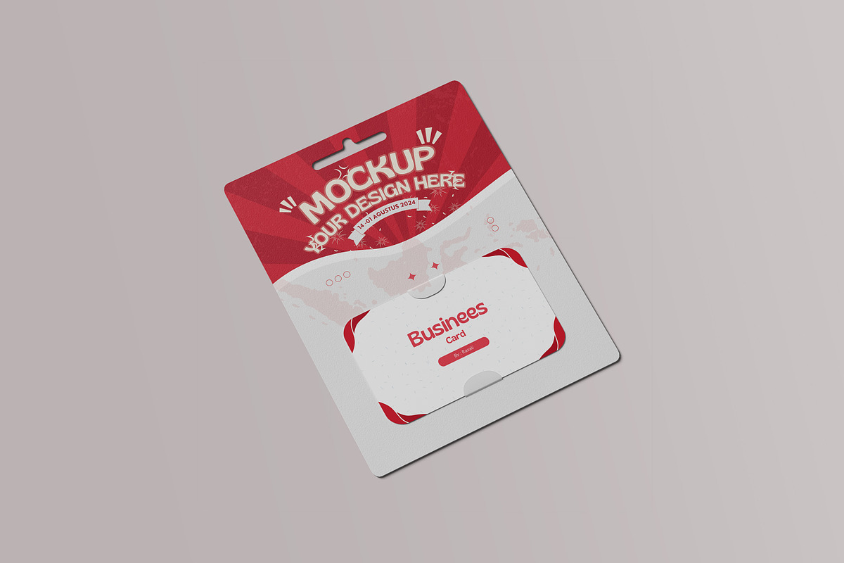 Hanging Giftcard Mockup, a Print Template by Difa Design (Photo 7 of 8)