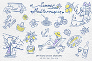 Summer Mediterranean, an Object Graphic by Watercolor dreams (Thumbnail 1 of 13)