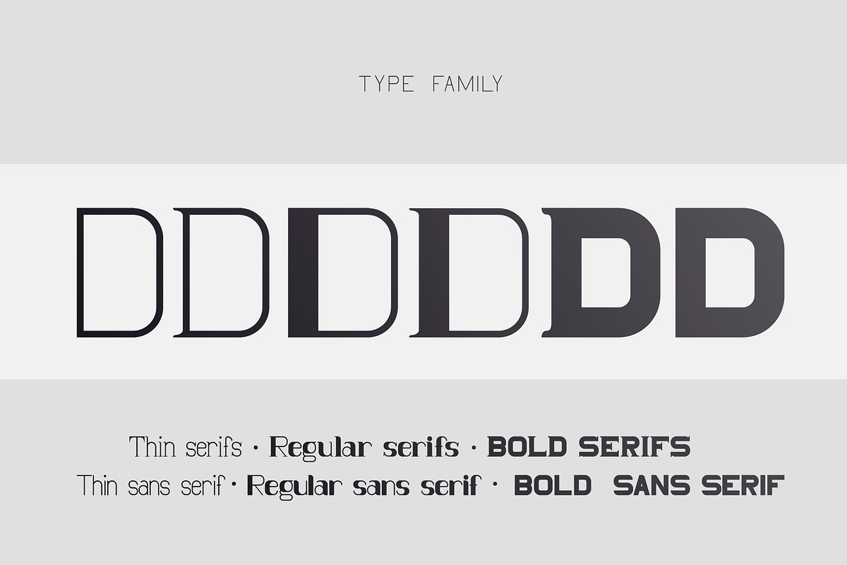 DIONIS set (serif & sans serif) preview 2