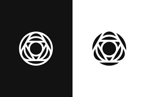 Circle Rounded Triangle Logo, a Branding & Logo Template by Signatoro