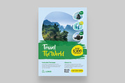 Modern Travel Flyer Design, a Flyer Template by Shahjahangdb1 (Thumbnail 5 of 11)