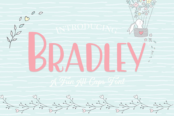 Bradley - An All Caps Font preview 8