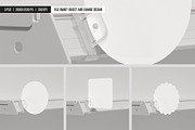 Promotional Shelf Sign Holder Mockup, an Advertising Mockup by SD Mockup (Thumbnail 4 of 4)