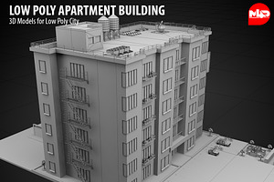 Low Poly Apartment Building