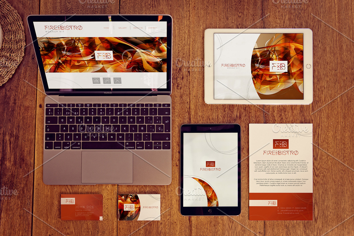 Stationery Mockup 03, an iPad Mockup by 4to Pixel (Photo 1 of 2)