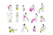 Garden graphics, a Person Illustration by Anastasy_helter (Thumbnail 2 of 18)