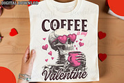 Coffee is My Valentine Skeleton Png, an Illustration by OK Design (Thumbnail 2 of 6)