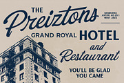Preizton - Vintage Matchbooks Font, a Sans Serif Font by Roams Type (Thumbnail 6 of 11)