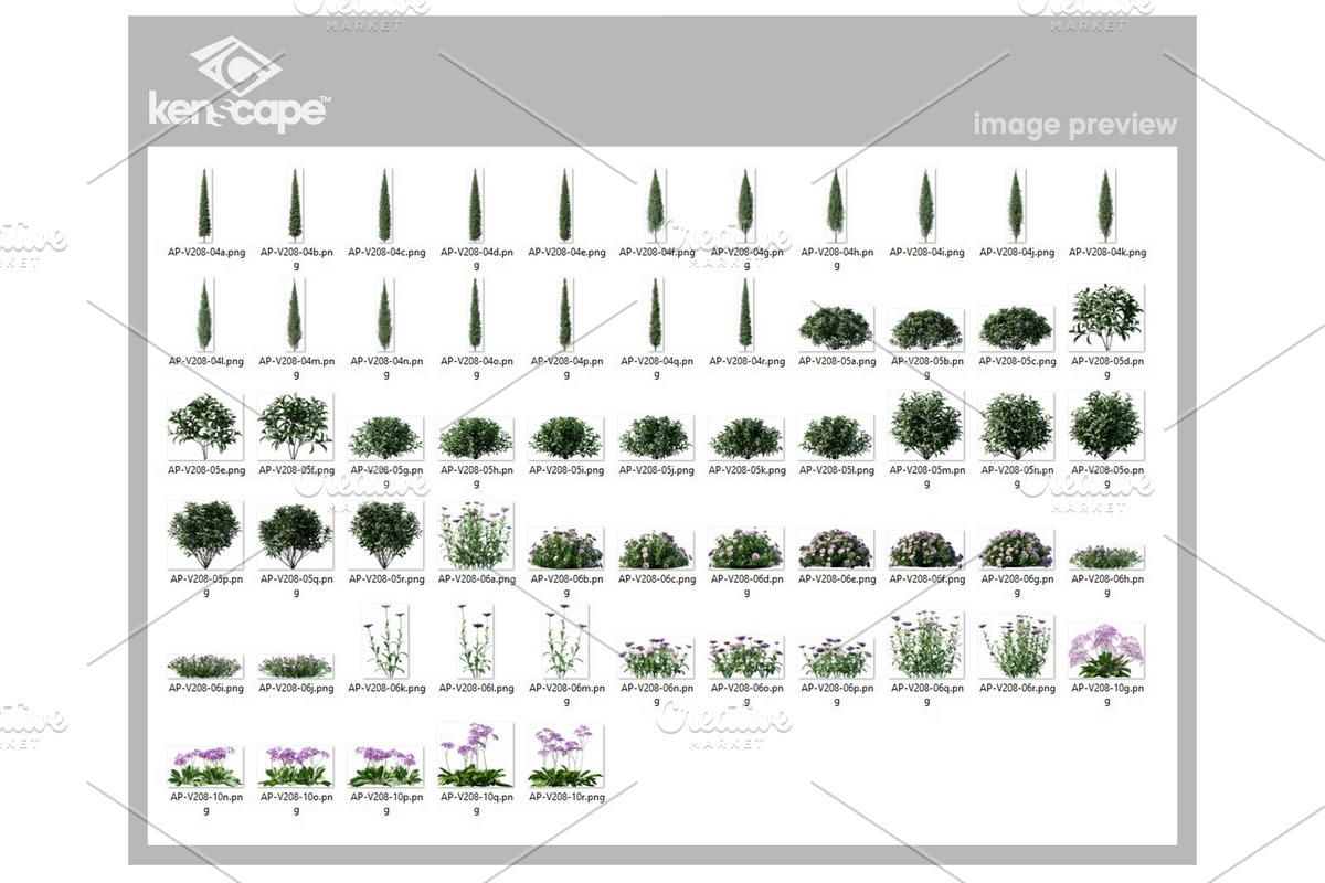 60 Assorted Plants Photo Overlays, a Nature Photo by KenScape (Photo 3 of 3)