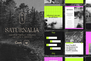 SATURNALIA Instagram Templates