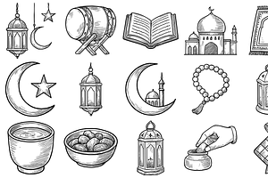 Ramadan and Eid Icons