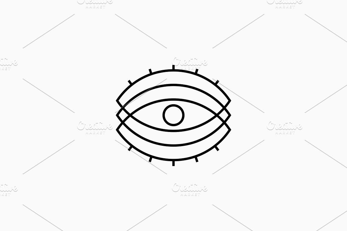 eye vision logo vector icon, a Branding & Logo Template by VASTARD STUDIO
