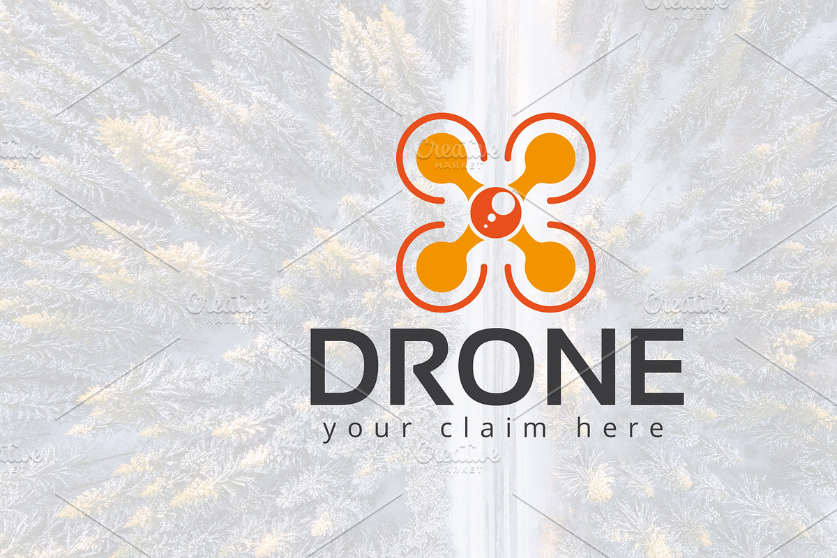 Drone logo, a Branding & Logo Template by Luis Quesada Design (Photo 2 of 5)