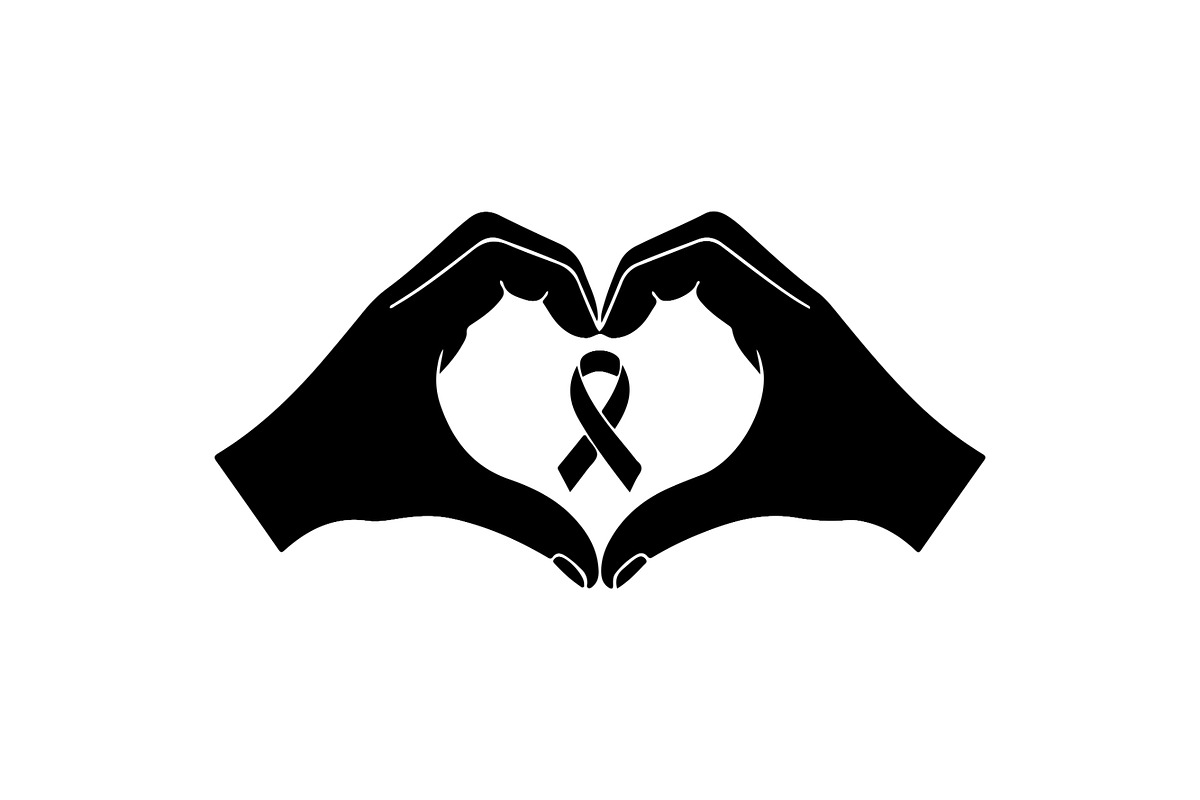Cancer Awareness Silhouette Set, a Healthcare Illustration by Designer_Momina (Photo 8 of 24)