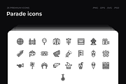 Parade icons, an Outline Icon by Wencory (Thumbnail 1 of 2)