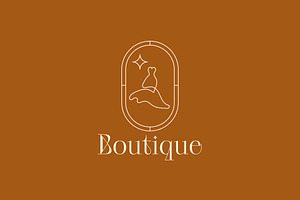 Boutique logo illustration, a Branding & Logo Template by Dyn Studio