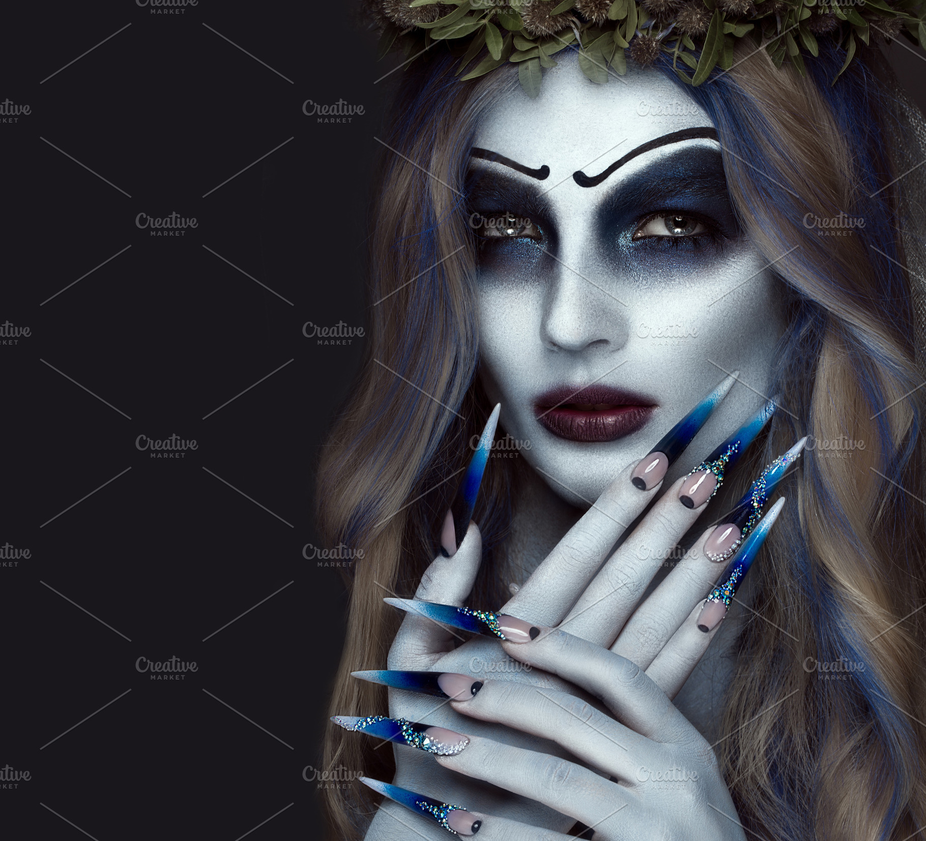 Portrait of a horrible scary corpse featuring halloween, horror, and fear, a Beauty & Fashion Photo by KOBRIN|PHOTO
